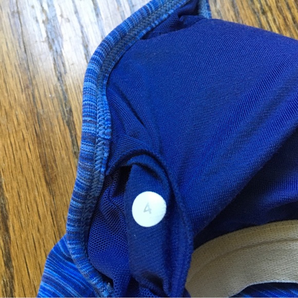 Lululemon Power Y Tank.  Color Blueberry. Size 4 - Picture 3 of 5
